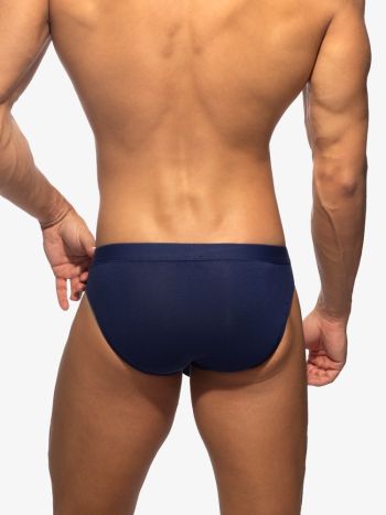 Addicted Ad1495 Bamboo Skin Layer Bikini Brief Navy 4