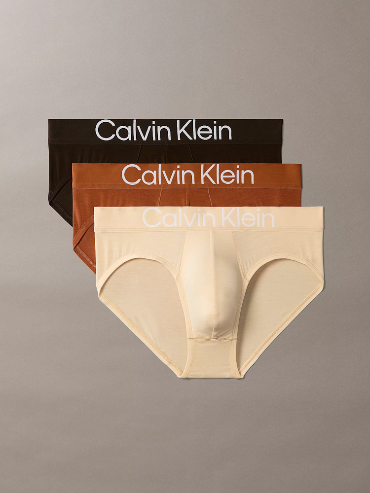 Calvin Klein Black Collection Lyocell 3 Pack Hip Brief Lv00nb4649 4k0 Woodland 5