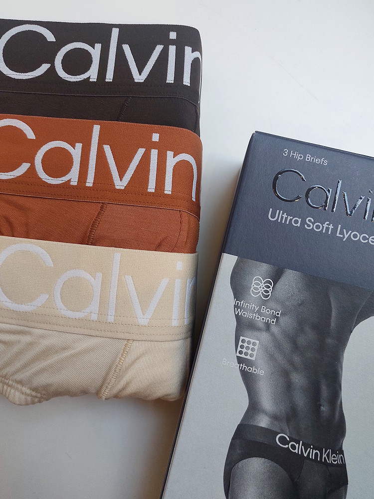 Calvin Klein Black Collection Lyocell 3 Pack Hip Brief Lv00nb4649 4k0 Woodland 6