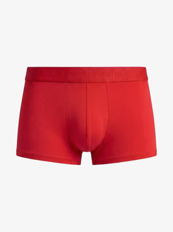Calvin Klein Black Collection Microfiber Low Rise Trunk Lv00nb4713 Vtw Goji Berry 2