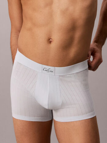 Calvin Klein Cotton Stretch Script Patch Trunk Lv00nb4698 Ciq Plein Air 3