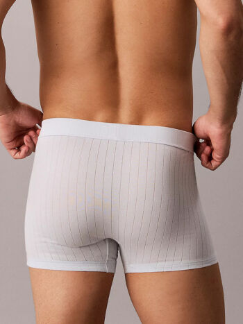Calvin Klein Cotton Stretch Script Patch Trunk Lv00nb4698 Ciq Plein Air 5