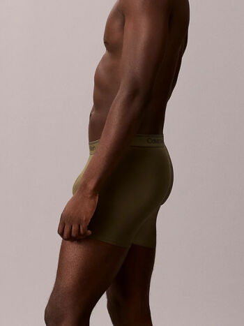 Calvin Klein Microfiber Stretch 3 Pack Boxer Briefs Lv00nb4410 4u9 Bronze 2