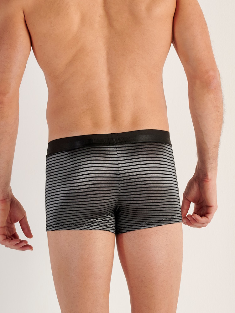 Hom Boxer Briefs Monsieur 403251 Black White 5