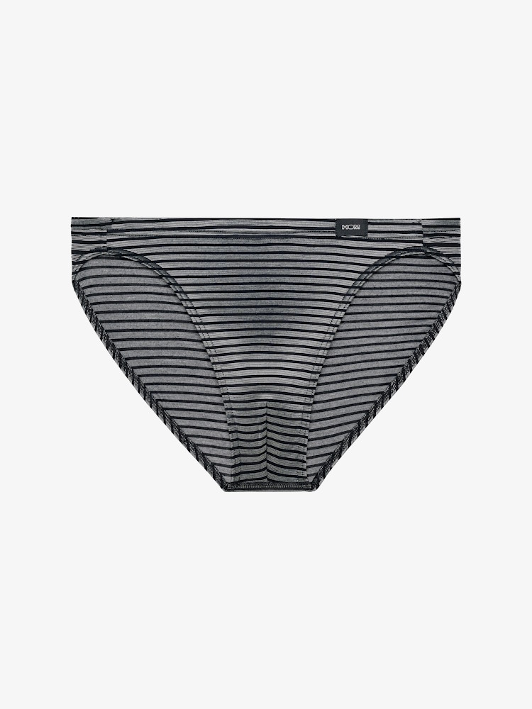Hom Comfort Micro Briefs Monsieur 403250 Black White 1