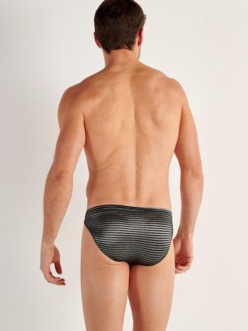 Hom Comfort Micro Briefs Monsieur 403250 Black White 3