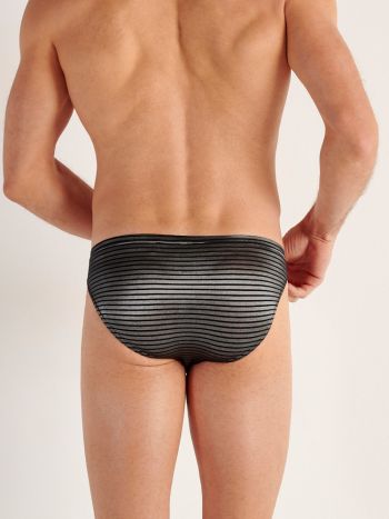 Hom Comfort Micro Briefs Monsieur 403250 Black White 5
